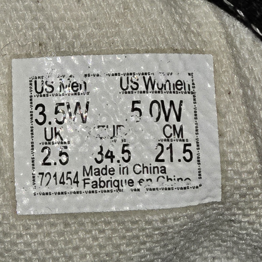 VANS Authentic Split Checkerboard Black White Ros… - image 7